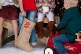 Personalized Burlap Stocking