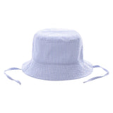 Seersucker Preppy Monogrammed Children's Bucket Hats