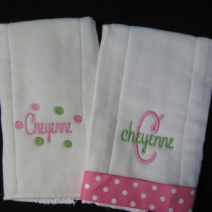 Burp Cloth Dots Burp Cloth Dots