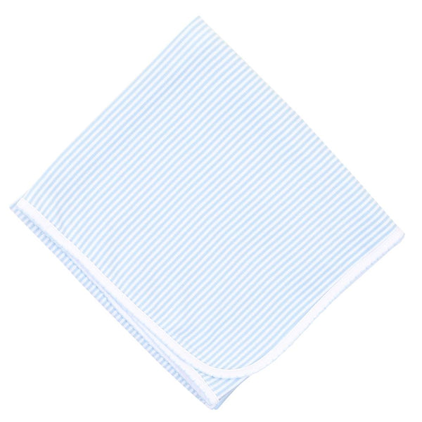 Personalized Baby Boy Receiving Blanket Preppy Monogrammed Gifts