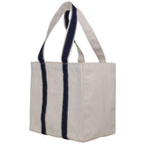 Four Bottle Wine Carrier Choose Color Navy Side View