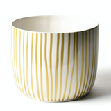 Gold Stripe Mini Bowl Back