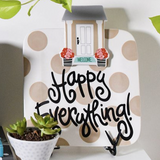 House Welcome Attachment on Platter