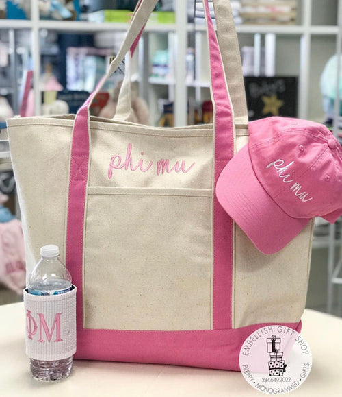 Greek Gift Set Tote, Hat & Koozie Greek Gift Set Tote, Hat & Koozie