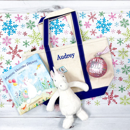 Unicorn Big Sister Ornament Gift Set Unicorn Big Sister Ornament Gift Set