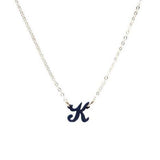 Lauren Single Letter Necklace Ebony