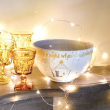 Neutral Nativity 9inch Footed Bowl Lifestyle