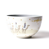 Neutral Nativity 9inch Footed Bowl Side 2