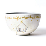 Neutral Nativity 9inch Footed Bowl