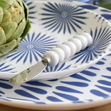Signature White Knob Appetizer Spreader Lifestyle
