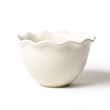 Signature White Ruffle Bowl