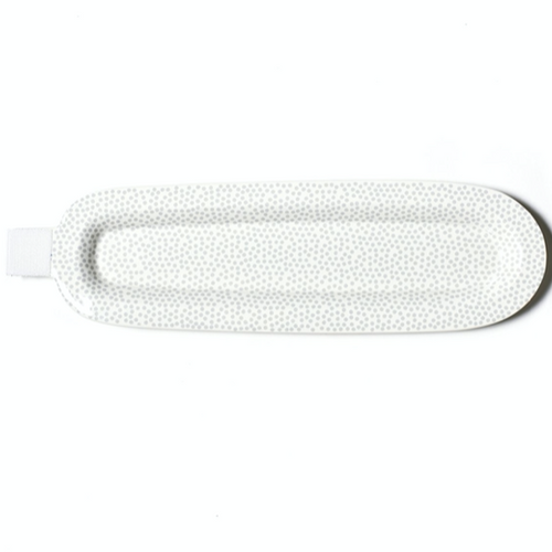Stone Small Dot Skinny Oval Platter Stone Small Dot Skinny Oval Platter