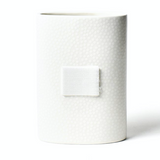 White Small Dot Mini Vase Front