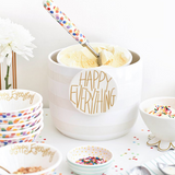White Stripe Mini Bowl Lifestyle