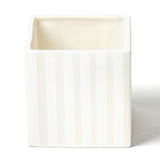 White Stripe Mini Nesting Cube Back