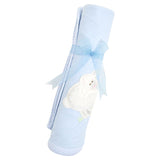 Applique Personalized Receiving Blanket