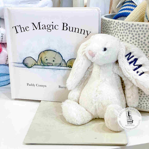 Personalized 7" Bunny and Book Gift Set Personalized 7" Bunny and Book Gift Set