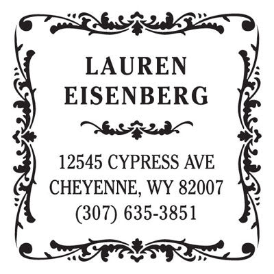 Self Inking Personalized Stamp CS-3229 Self Inking Personalized Stamp CS-3229