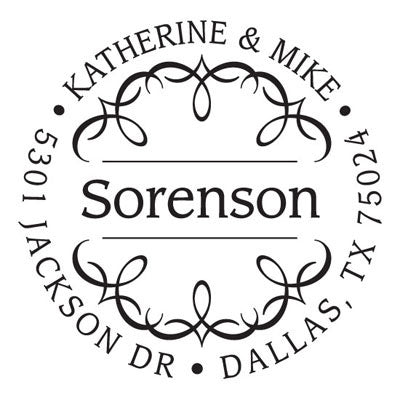 Self Inking Personalized Stamp CS-3238 Self Inking Personalized Stamp CS-3238