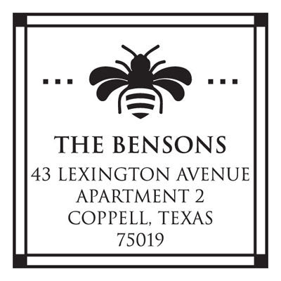 Self Inking Personalized Stamp CS-3255 Self Inking Personalized Stamp CS-3255