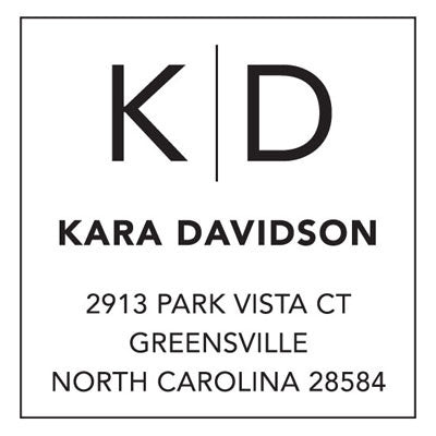 Self Inking Personalized Stamp CS-3286 Self Inking Personalized Stamp CS-3286