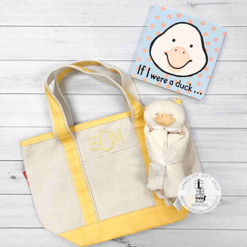 Baby Duck Gift Set Tote & Book