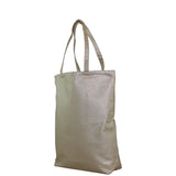 Side View Effortless Tote Metallics Gold