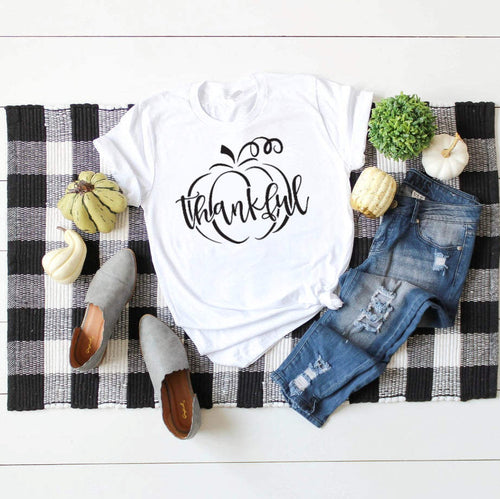Graphic Tee Shirt Thankful Graphic Tee Shirt Thankful