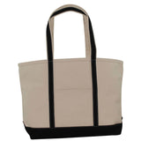 Heavy 24 oz Large Boat Tote Black