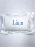 Personalized  Hemstitched Pillow