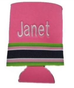 Monogrammed Koozies Choose Colors Monogrammed Koozies Choose Colors