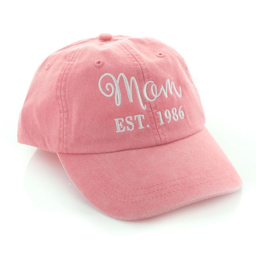 Personalized Mom Design Coral Baseball Cap Personalized Mom Design Coral Baseball Cap