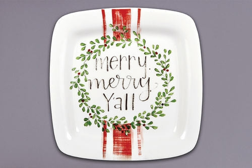 Merry Merry Yall Plate Merry Merry Yall Plate
