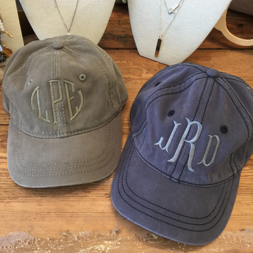 Monogrammed Baseball Hat - Assorted Colors