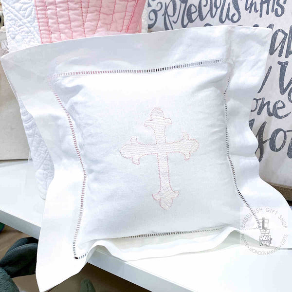 Embroidered baby outlet pillow