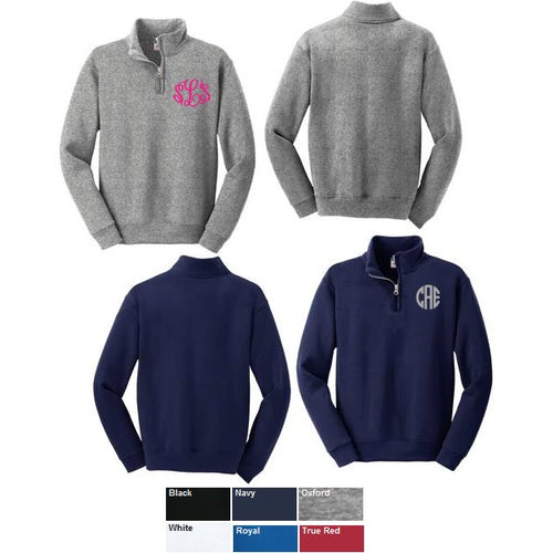 Kids Unisex Personalized Fleece 1/4 Zip Sweatshirt Kids Unisex Personalized Fleece 1/4 Zip Sweatshirt