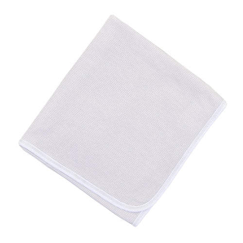 Personalized Mini Stripe Receiving Blanket Personalized Mini Stripe Receiving Blanket