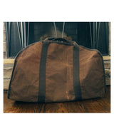 Lifestyle Khaki Waxed Canvas Log Carrier Choose Color