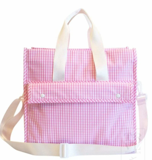 TRVL Gingham Diaper Bag