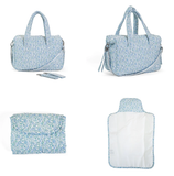 Personalized Quilted Stroller Diaper Bag Bundle 3Pc Gift Set by TRVL