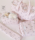 Personalized Quilted Stroller Diaper Bag Bundle 3Pc Gift Set by TRVL