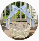 Easter Basket Personalized Sash Or Bow