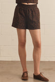Palmer Leopard Shorts Set
