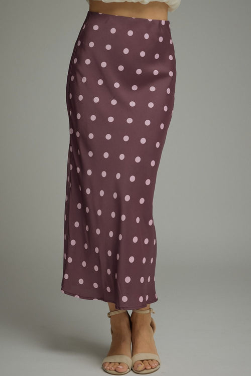 The Camille Dot Midi Skirt by Entro