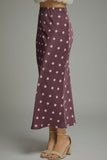 The Camille Dot Midi Skirt by Entro