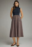 Savannah Stripe Midi Dress