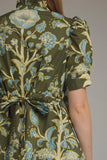 Caroline Floral Puff Sleeve Dress