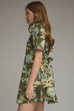 Caroline Floral Puff Sleeve Dress