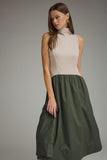 Monroe Mock Neck Midi Dress