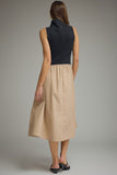 Monroe Mock Neck Midi Dress